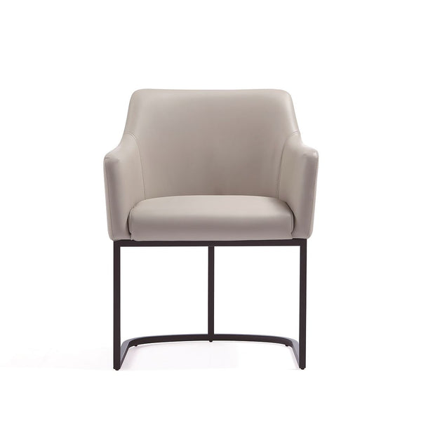 Manhattan Comfort Serena Modern Dining Armchair Light Grey DC056AR-LG