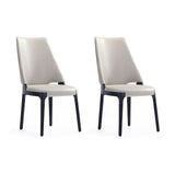 Kara Dining Side Chair in Light Grey- Set of 2 DC057-LG Manhattan Comfort