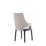 Kara Dining Arm Chair in Light Grey DC057AR-LG Manhattan Comfort