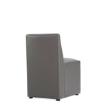 Anna Square Faux Leather Dining Chair in Pewter DC058-PE Manhattan Comfort