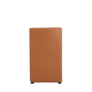 Anna Square Faux Leather Dining Chair in Saddle DC058-SA Manhattan Comfort