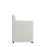 Anna Square Faux Leather Dining Armchair in Light Stone Grey DC058AR-ST Manhattan Comfort