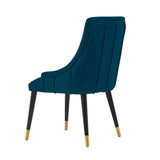 Manhattan Comfort Eda Modern Dining Chair Midnight Blue DC073-BL