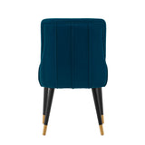 Manhattan Comfort Eda Modern Dining Chair Midnight Blue DC073-BL