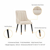 Manhattan Comfort Eda Modern Dining Chair Cream DC073-CR