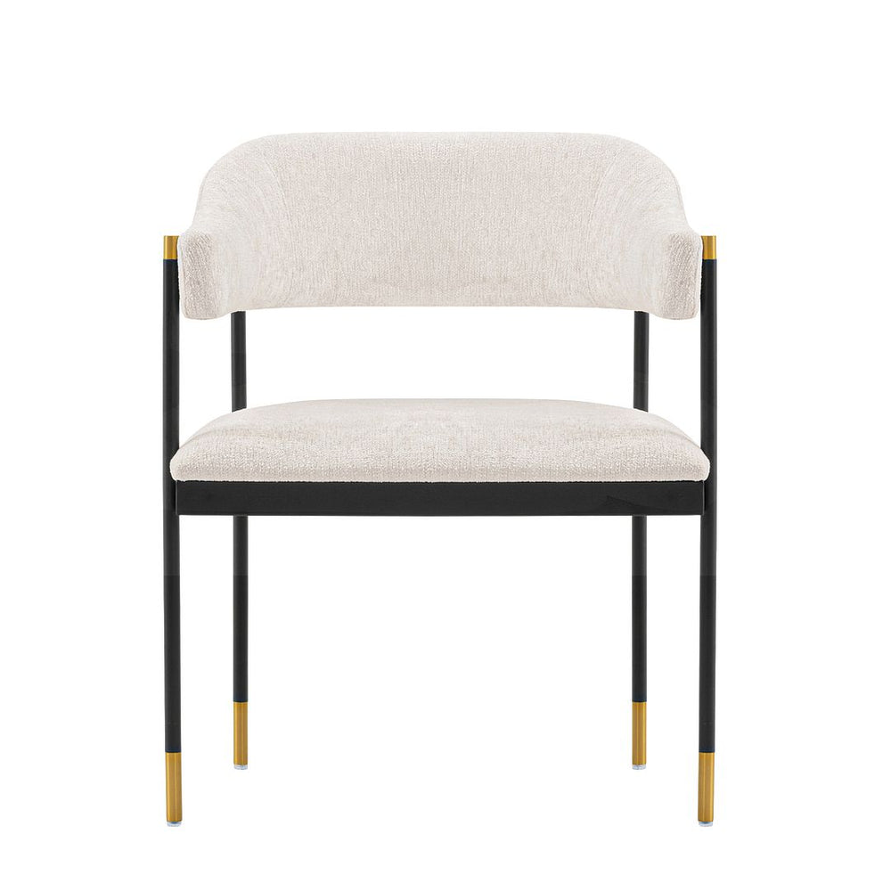 Manhattan Comfort Lia Modern Dining Armchair Cream DC074-CR