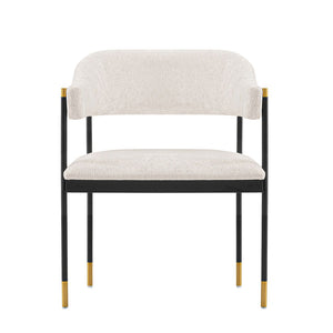 Manhattan Comfort Lia Modern Dining Armchair Cream DC074-CR