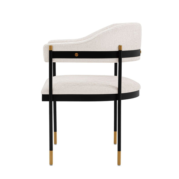 Manhattan Comfort Lia Modern Dining Armchair Cream DC074-CR
