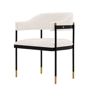 Manhattan Comfort Lia Modern Dining Armchair Cream DC074-CR