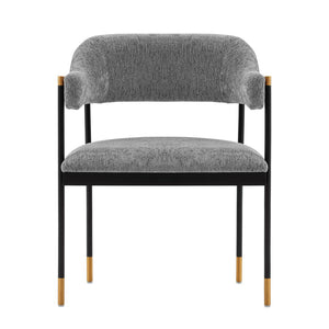Manhattan Comfort Lia Modern Dining Armchair Grey DC074-GY
