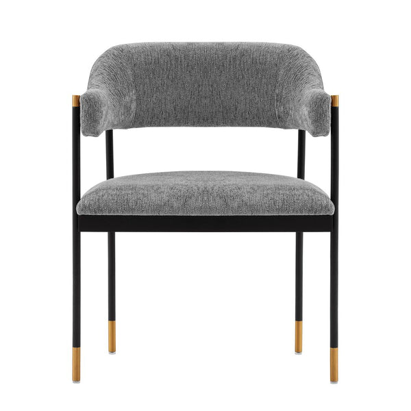Manhattan Comfort Lia Modern Dining Armchair Grey DC074-GY