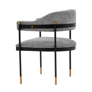 Manhattan Comfort Lia Modern Dining Armchair Grey DC074-GY