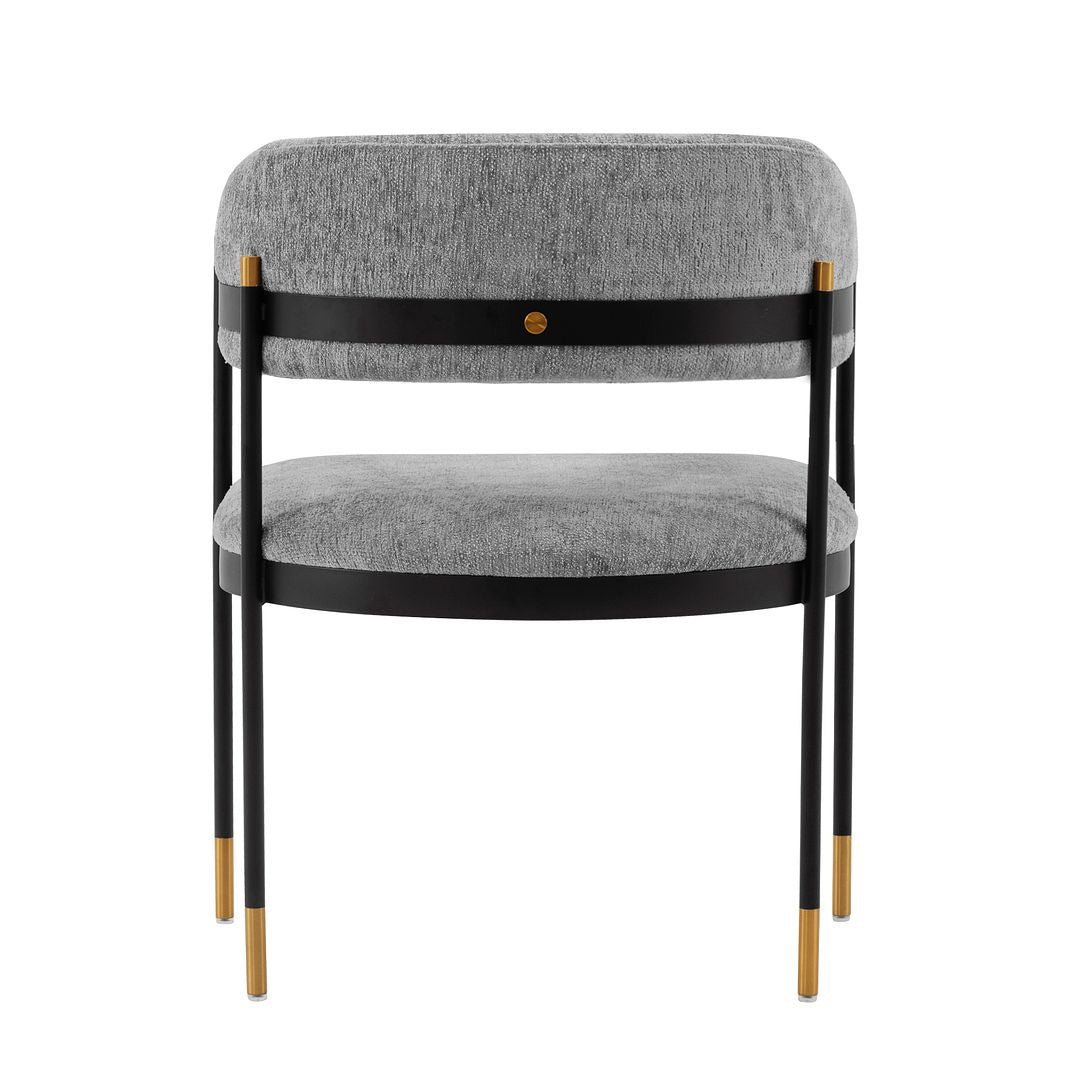Manhattan Comfort Lia Modern Dining Armchair Grey DC074-GY