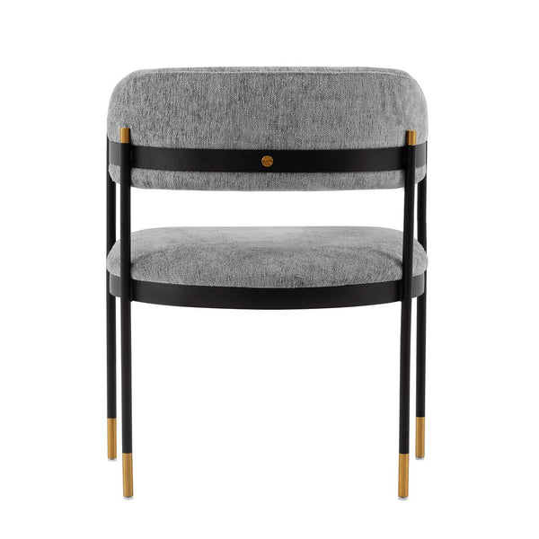 Manhattan Comfort Lia Modern Dining Armchair Grey DC074-GY