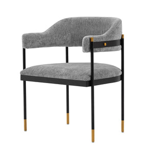 Manhattan Comfort Lia Modern Dining Armchair Grey DC074-GY