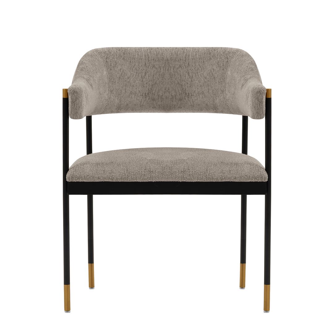 Manhattan Comfort Lia Modern Dining Armchair Stone DC074-ST