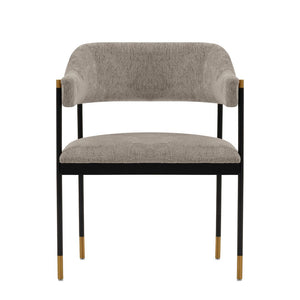 Manhattan Comfort Lia Modern Dining Armchair Stone DC074-ST