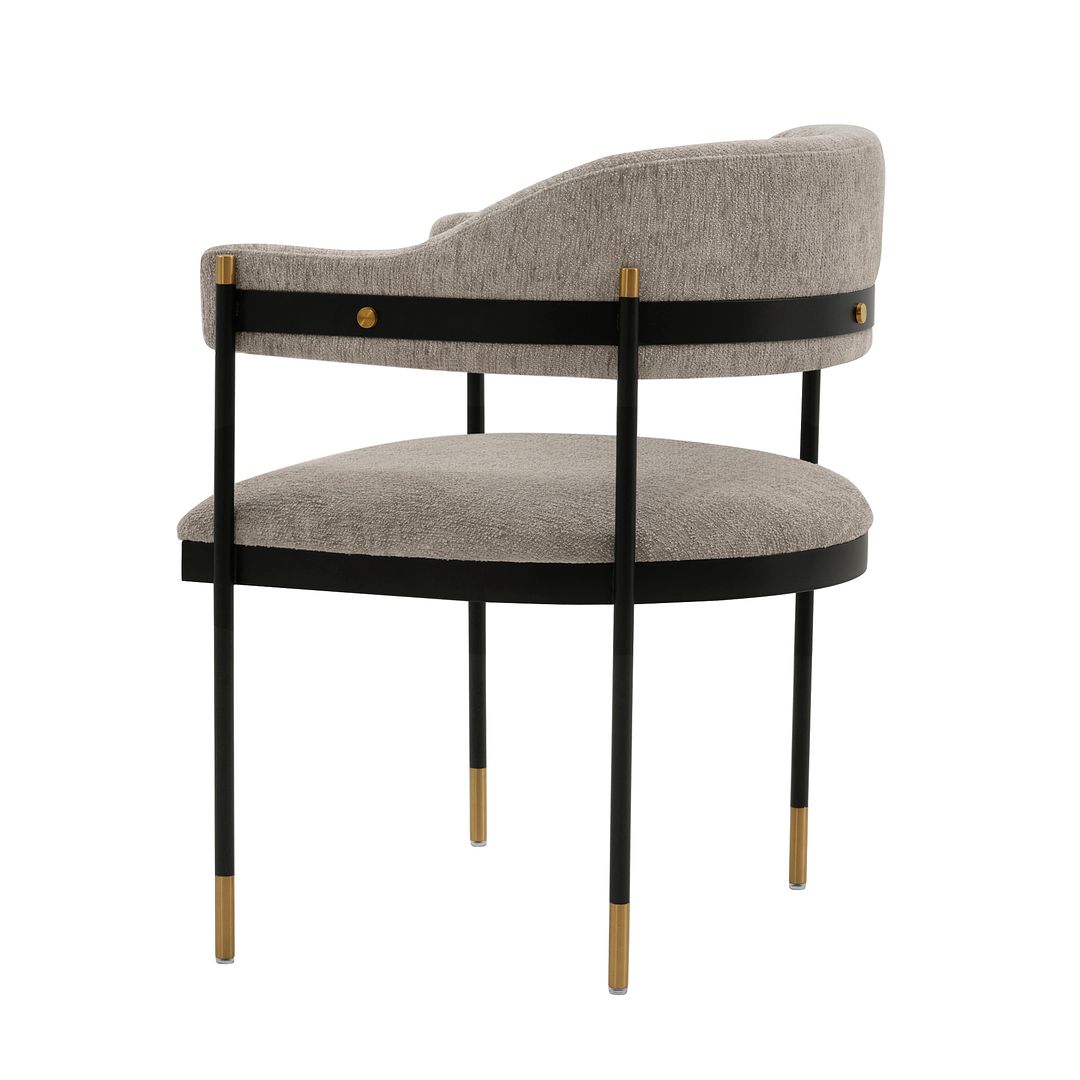 Manhattan Comfort Lia Modern Dining Armchair Stone DC074-ST