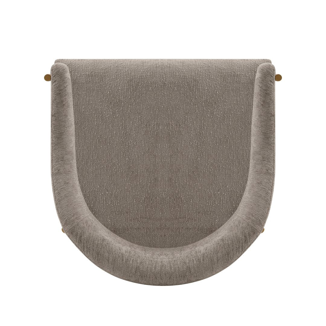 Manhattan Comfort Lia Modern Dining Armchair Stone DC074-ST