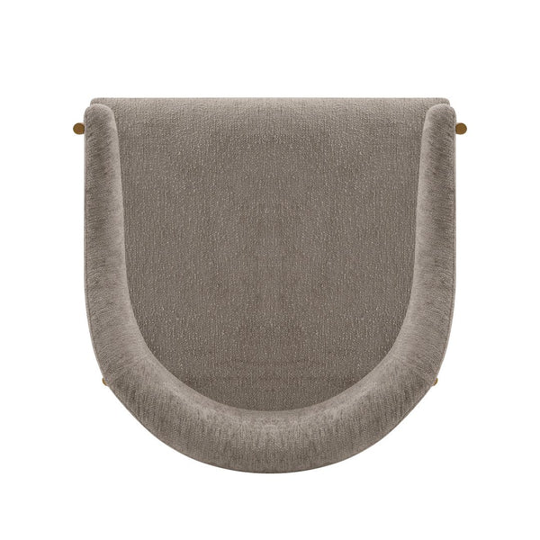 Manhattan Comfort Lia Modern Dining Armchair Stone DC074-ST