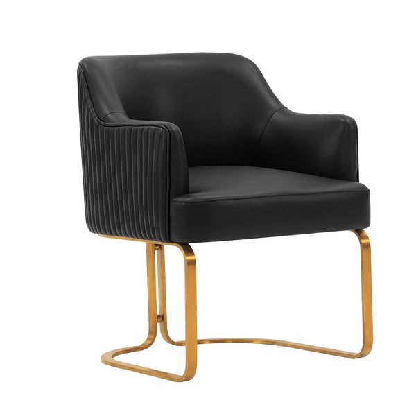 Manhattan Comfort Edra Modern Dining Armchair Black DC078-BK