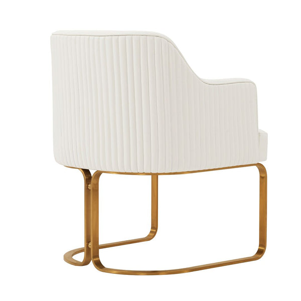 Manhattan Comfort Edra Modern Dining Armchair Cream DC078-CR