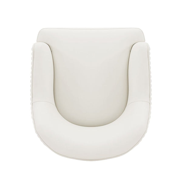 Manhattan Comfort Edra Modern Dining Armchair Cream DC078-CR