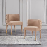 Manhattan Comfort Maya Modern Dining Chair Nude DC079-ND