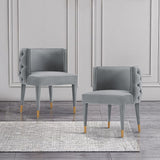 Manhattan Comfort Maya Modern Dining Chair Grey DC079-GY