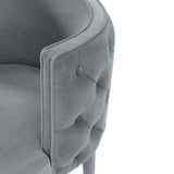 Manhattan Comfort Maya Modern Dining Chair Grey DC079-GY