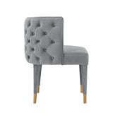 Manhattan Comfort Maya Modern Dining Chair Grey DC079-GY