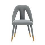 Manhattan Comfort Neda Modern Dining Chair Grey DC081-GY