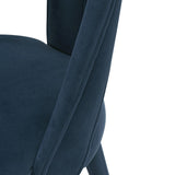 Manhattan Comfort Neda Modern Dining Chair Midnight Blue DC081-MB