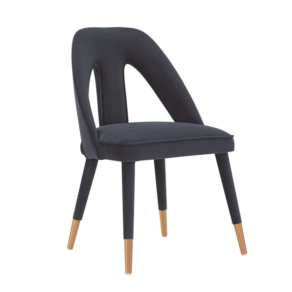 Manhattan Comfort Neda Modern Dining Chair Midnight Blue DC081-MB
