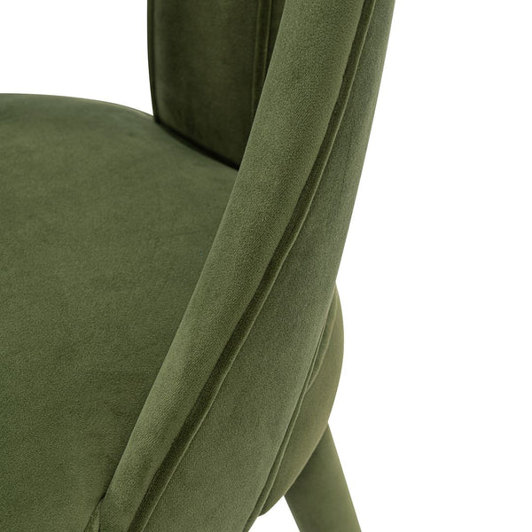 Manhattan Comfort Neda Modern Dining Chair Olive Green DC081-OG
