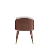 Reeva Dining Chair in Walnut and Cream DC082-CR Manhattan Comfort