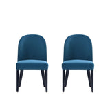 Hillman Dining Chair in Blue- Set of 2 DC087-BL Manhattan Comfort