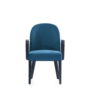 Hillman Dining Arm Chair in Blue DC087AR-BL Manhattan Comfort