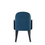 Hillman Dining Arm Chair in Blue DC087AR-BL Manhattan Comfort