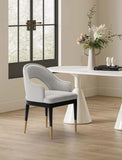 Carrington Dining Armchair in Light Grey DC089AR-LG Manhattan Comfort