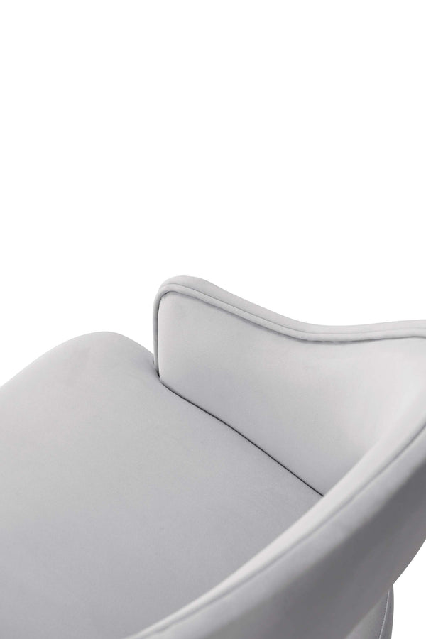 Carrington Dining Armchair in Light Grey DC089AR-LG Manhattan Comfort