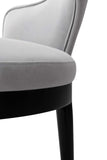 Carrington Dining Armchair in Light Grey DC089AR-LG Manhattan Comfort