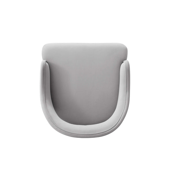 Carrington Dining Armchair in Light Grey DC089AR-LG Manhattan Comfort