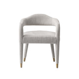 Aspen Dining Armchair in Silver Lining DC093AR-SL Manhattan Comfort