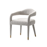 Aspen Dining Armchair in Silver Lining DC093AR-SL Manhattan Comfort