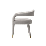 Aspen Dining Armchair in Silver Lining DC093AR-SL Manhattan Comfort