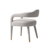 Aspen Dining Armchair in Silver Lining DC093AR-SL Manhattan Comfort