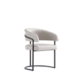 Augusta Dining Chair in Light Grey DC094-LG Manhattan Comfort