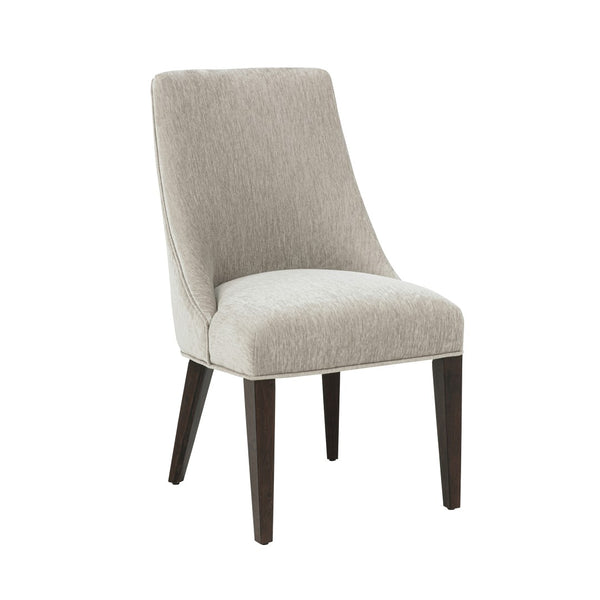 Manhattan Comfort Beever Chenille Dining Chair Set With Elegant Rubberwood Legs For Stylish Comfort And Support Taupe Rubberwood Dc103-tp