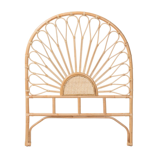 Bali &pari Perenna Handwoven Rattan Headboard Boho Coastal Bedroom Artisan Accent